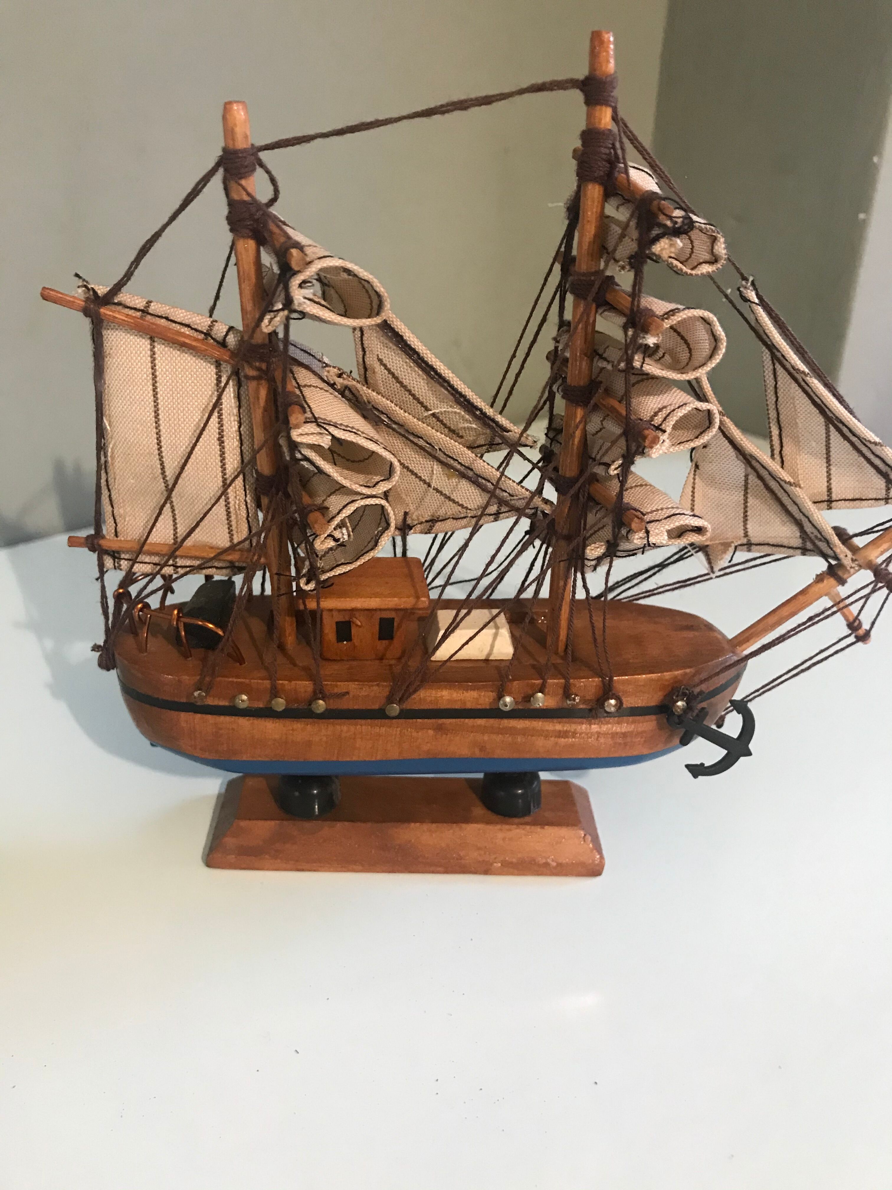 Old trade boat model