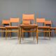 Mid century italian dining chairs, 1950s