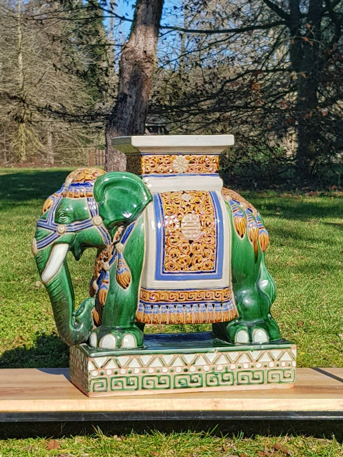 Vintage ceramic elephant