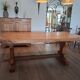 Table en chêne massif 205 cm – fabrication artisanale, pièce unique