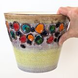Ceramic flowerpot from the 60s | Alvino Bagni | Italy
