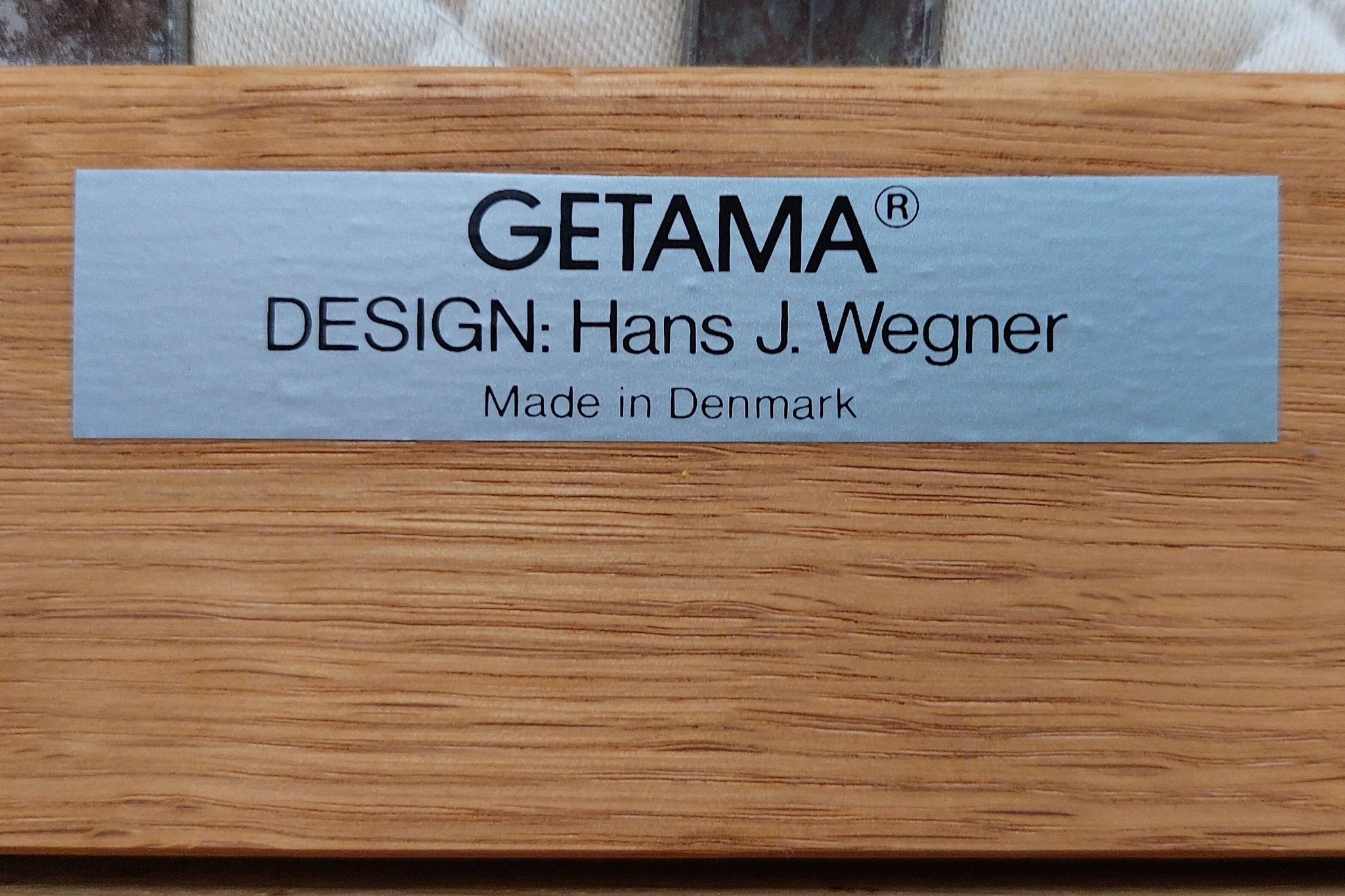 High Back Lounge Chair GE 265 by H J Wegner For Getama.