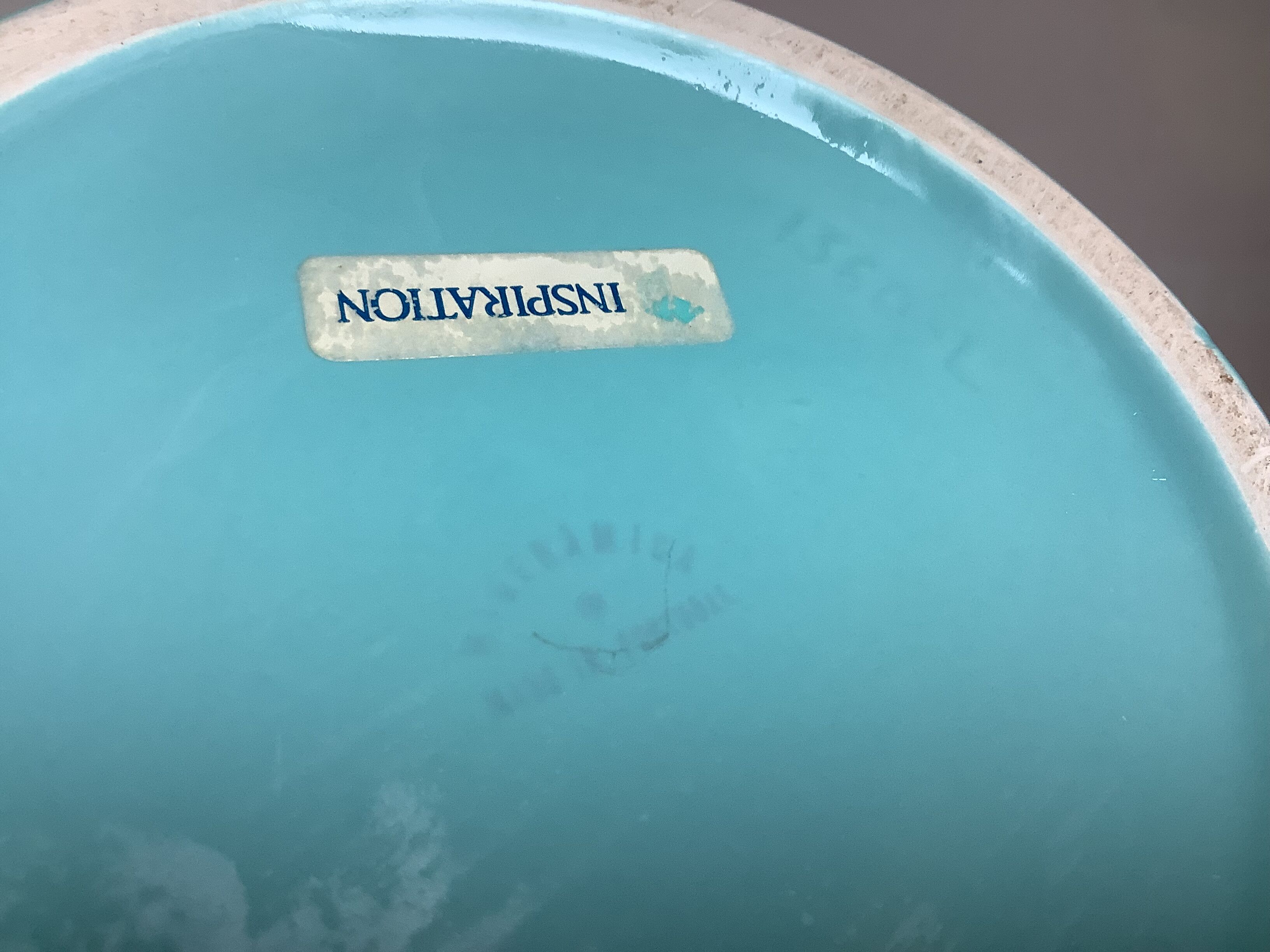 Blue turquoise ring holder tray