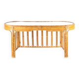 Rattan dining table