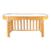 Rattan dining table