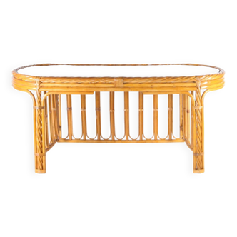 Table à manger en rotin