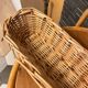Antique wicker baker's basket - 64cm