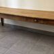 Authentic vintage farmhouse table from the 1950s in solid oak.