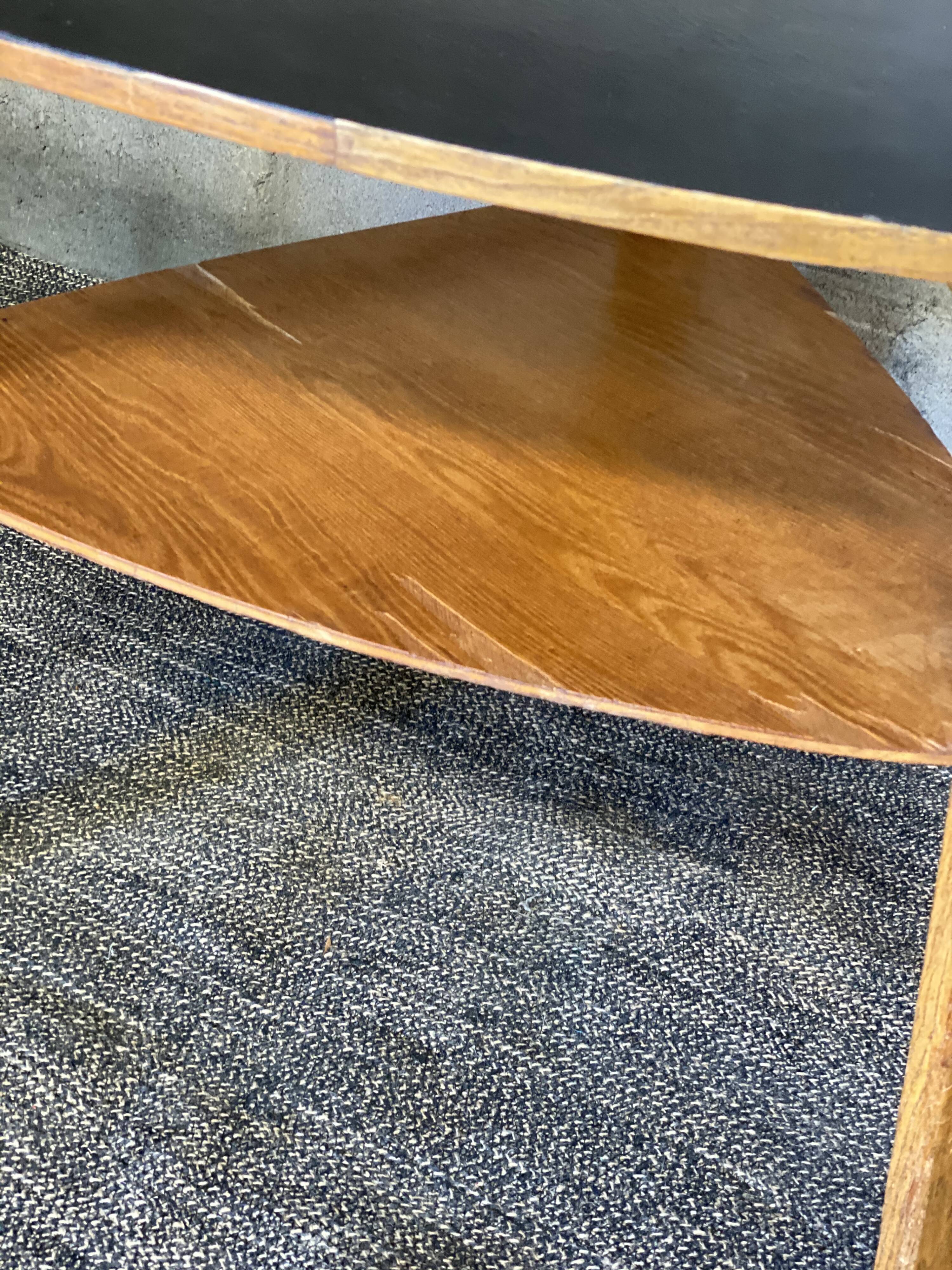 Steiner's Bow Wood coffee table