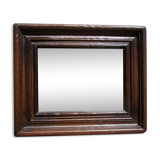 Small mirror in resin, imitation wood