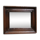Small mirror in resin, imitation wood