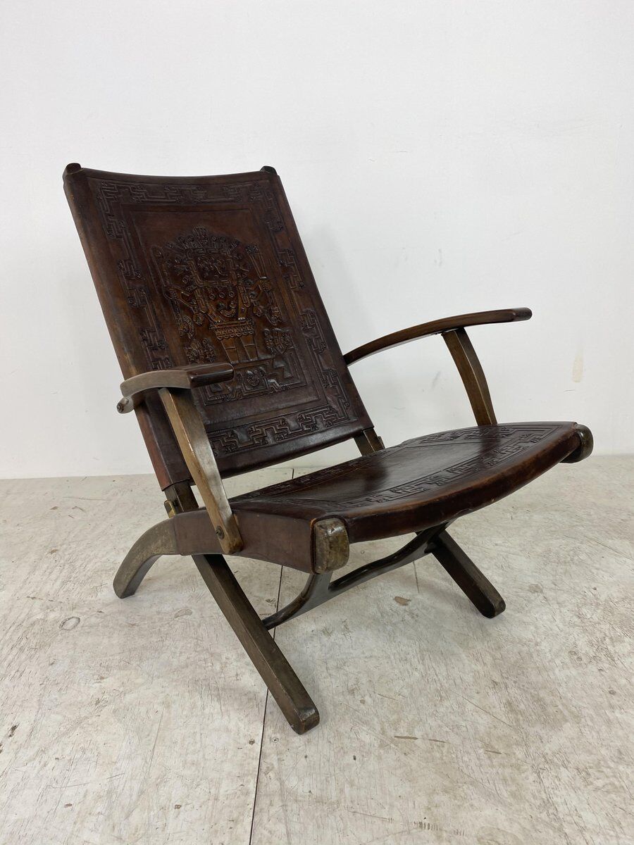 Fauteuil vintage par Angel I. Pazmino pour Muebles de Estilo 1960