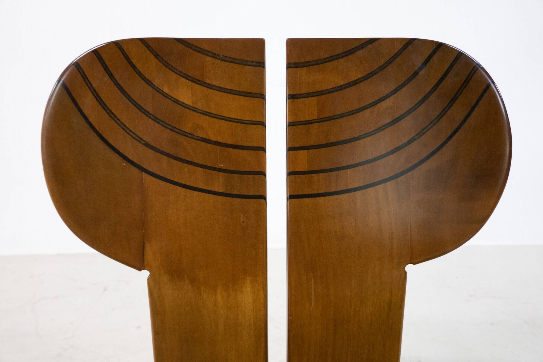 Mid-Century Modern Set of 6 Africa Chairs by Afra & Tobia Scarpa for Maxalto, 1970s