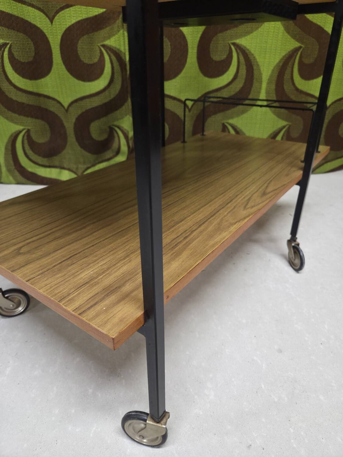 1970s vintage bar cart