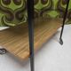 1970s vintage bar cart
