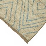 Handmade Tribal Decorative 254 cm x 288 cm Beige Wool Carpet