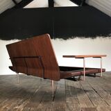 Sofa Walnut copper Wentworth Toothill years 50/60