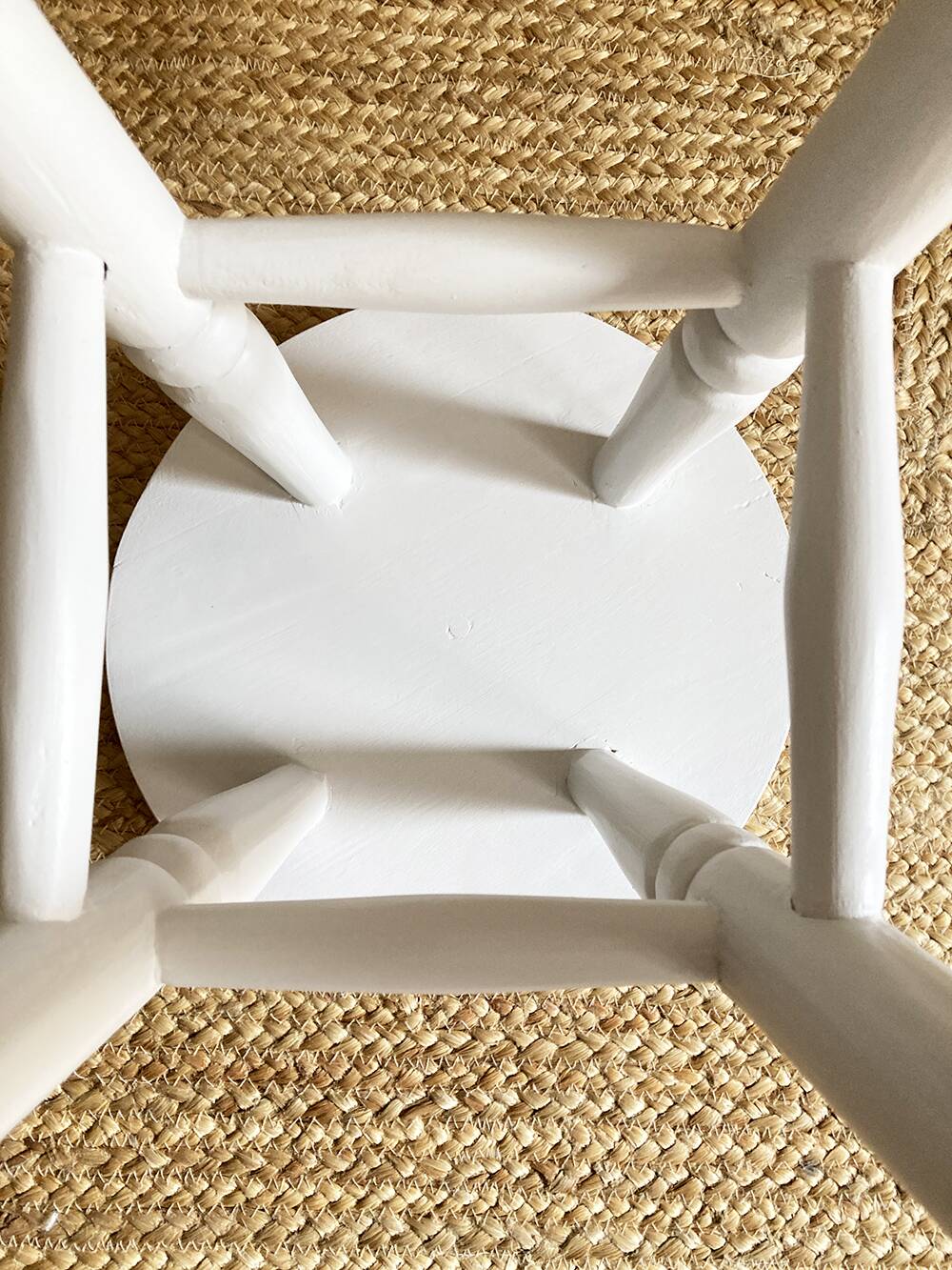 Antique solid wood stool