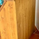 Bureau secrétaire en pin savoyarde