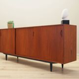 Buffet en teck, design danois, années 1970, production : Danemark