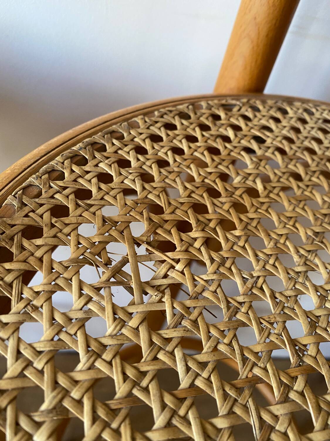 Canework and bentwood bar stools