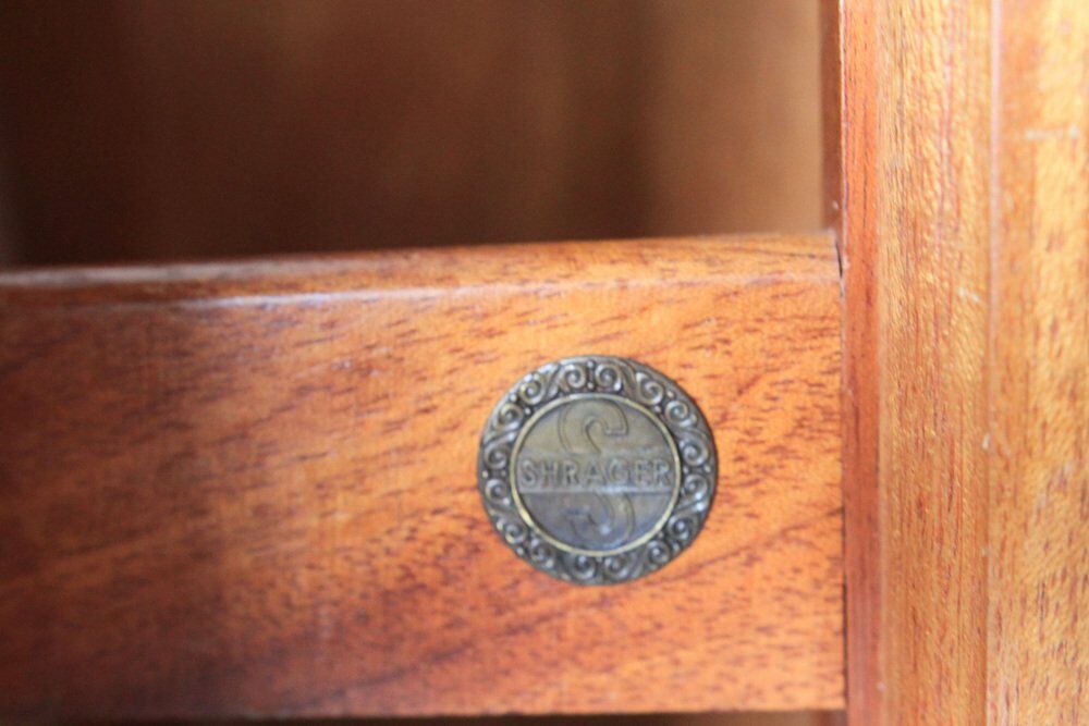 Art Deco Mirrored Bedroom Vanity Dressing Table by Shrager Brothers Masterpiece Furniture, London
