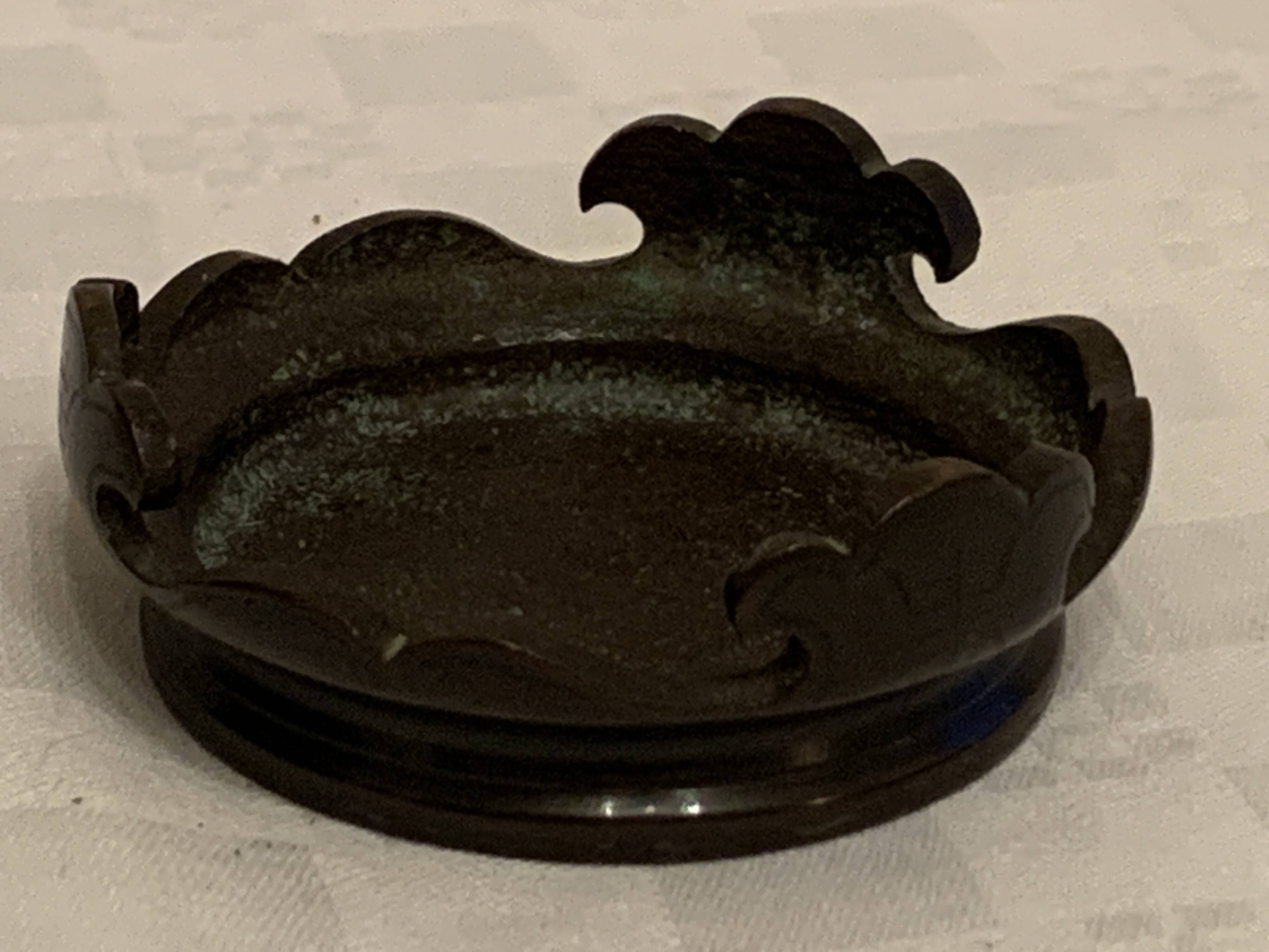 Bronze ashtray 1900