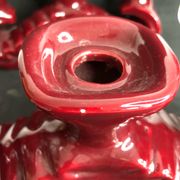 Pair of ceramic candle holders year 50