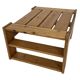 Vintage Coffee Table Pine Wood Design 1970s Coffee Table