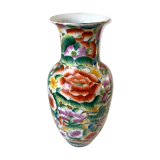 Multicolored japanese vase