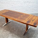 Vintage adjustable rosewood dining or coffee table from K&G, 1960s