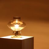 Smoked Glass Table Lamp by Friedrich Nettelhoff for Nettelhoff Leuchten, 19