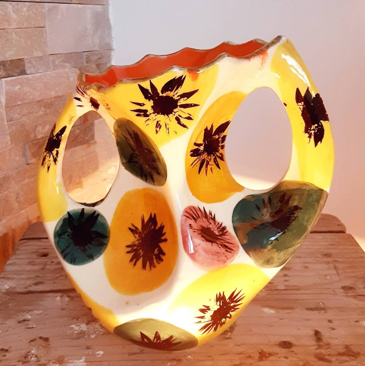 Large Vallauris ''Amphore'' lamp