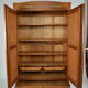 Art Nouveau wardrobe by Mathieu Gallerey in mahogany, model with Clematis, circa 1920
