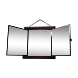 Asian Barber triptych mirror 33x33cm