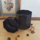 Ramequins Arcoroc noirs vintage