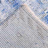 5x8 Faded Blue Handmade Wool Turkish Tapis Rug, 243x148Cm