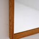 Miroir rectangulaire vintage scandinave en chêne