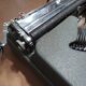 Mj rooy portable typewriter - made in france 1950s