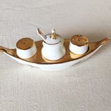 Condiment service - saleron- in Paris porcelain