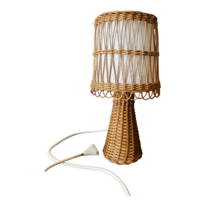 lampe en rotin