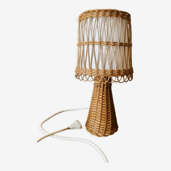 Rattan lamp