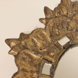 Lead mirror by Irena Jaworska, 1960s