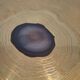 Table basse en laiton gravé de pierre bleue d'Agathe, 1987