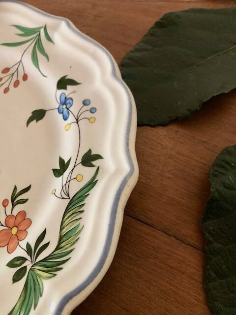 Gien Birds of Paradise Plate