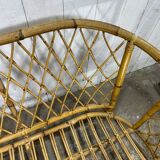 Rattan bench