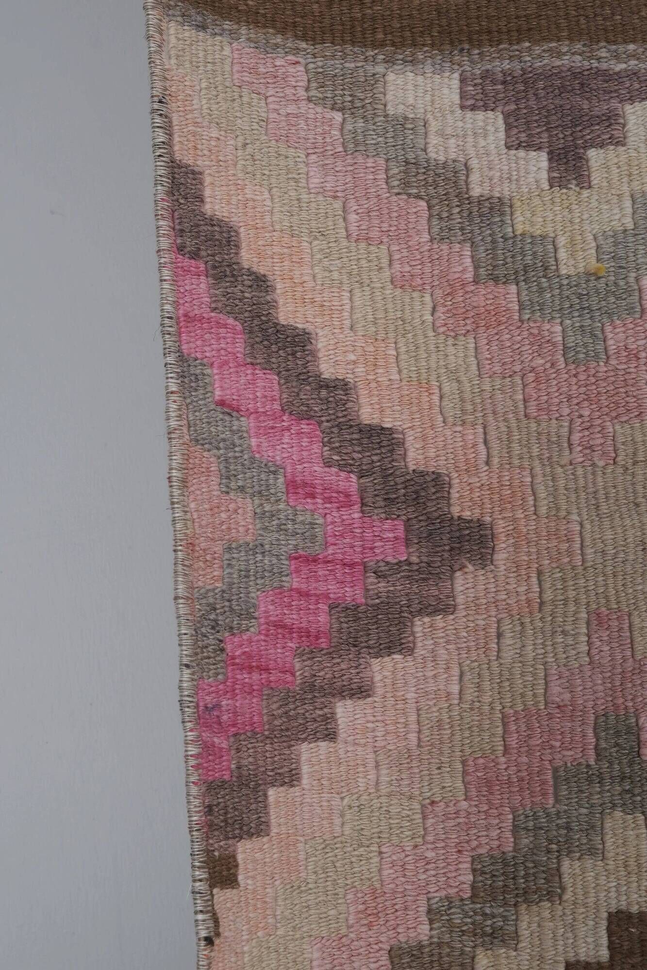 Vintage Turkish hallway rug 73x685 cm