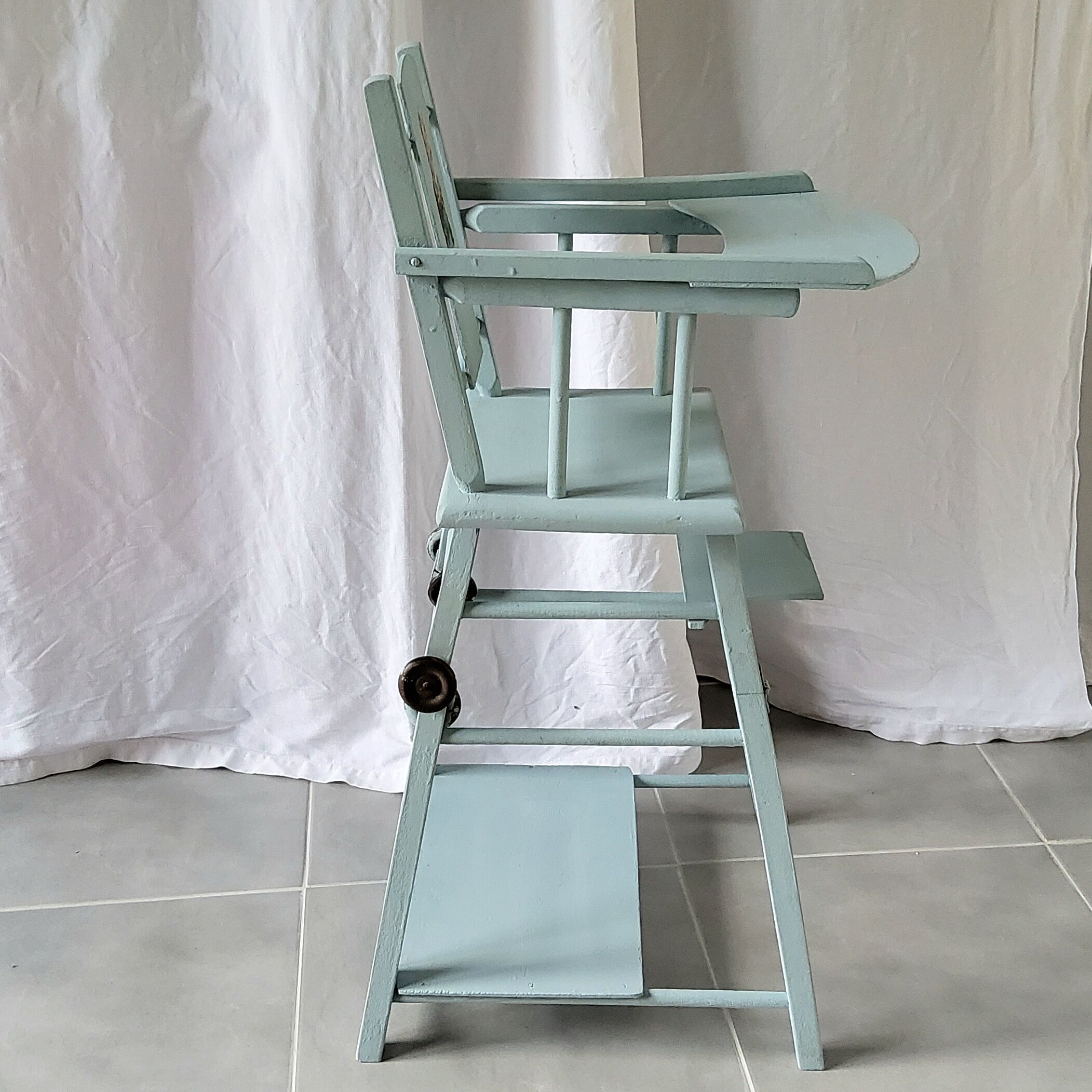High chair doll