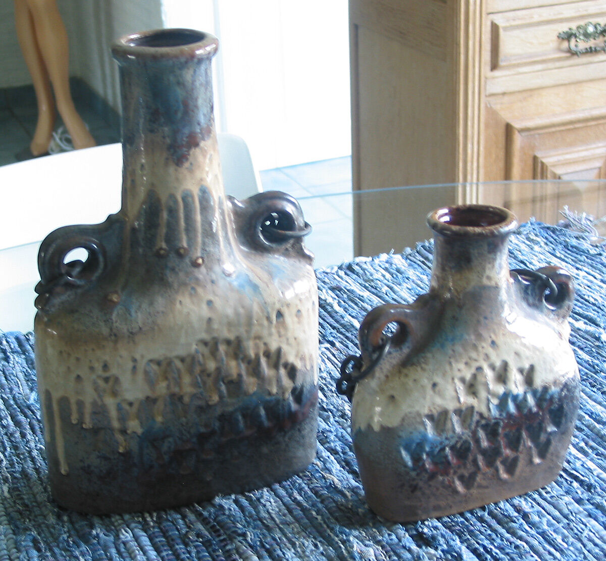 Pair that with pots/vases ceramic deco W.Germany Carstens