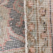 7x10 Vintage Salmon Pink Classic Madallion Turkish Rug, 219x314Cm